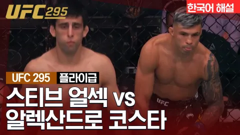 스티브 얼섹 vs 알렉산드로 코스타 [UFC 295] 하이라이트