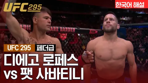 디에고 로페스 vs 팻 사바티니 [UFC 295] 하이라이트