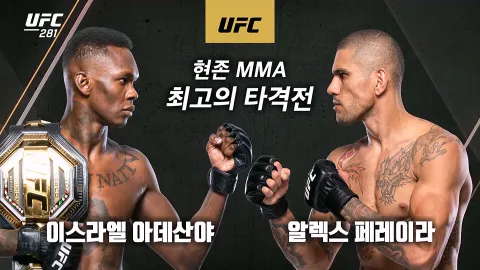 이스라엘 아데산야 vs 알레스 페레이라 [UFC 281]
