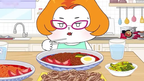 7화  찜통 더위엔 시원한 비빔면 먹방! 외
