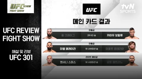 알렉샨드리 판토자 vs 스티브 얼섹 [UFC REVIEW Fight Show]