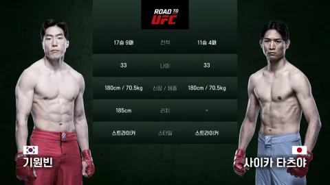 기원빈 vs 사이카 타츠야 [ROAD TO UFC]
