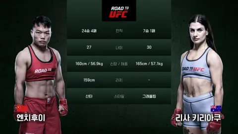 엔치후이 vs 리사 키리아쿠 [ROAD TO UFC]