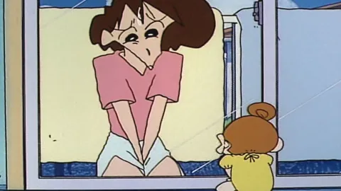 엄마가 베란다에 갇혔어요