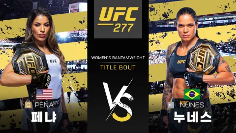 줄리아나 페냐 vs 아만다 누네스 [UFC 277] 하이라이트