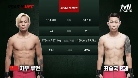 최성국 vs 치우루언 [ROAD TO UFC] 하이라이트