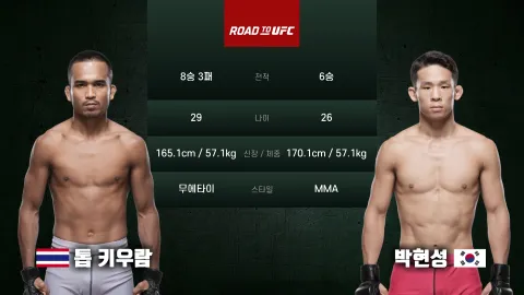 톱 키우람 vs 박현성 [ROAD TO UFC] 하이라이트