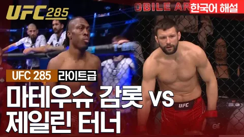 마테우슈 감롯 vs 제일린 터너 [UFC 285] 하이라이트
