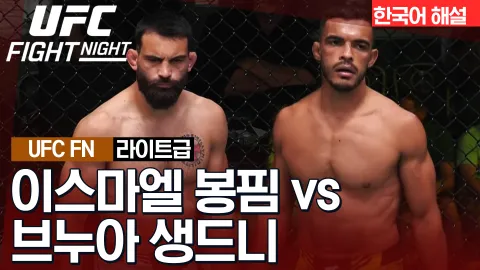 이스마엘 본핑 vs 베노이트 세인트 데니스 [UFC FIGHT NIGHT] 하이라이트
