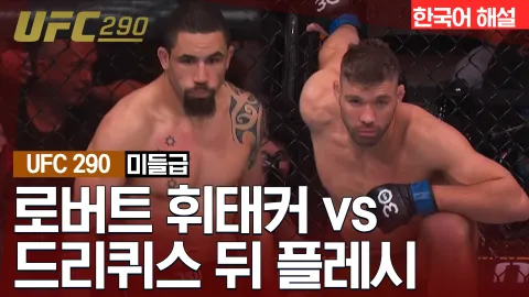 로버트 휘태커 vs 드리퀴스 뒤 플레시 [UFC 290] 하이라이트