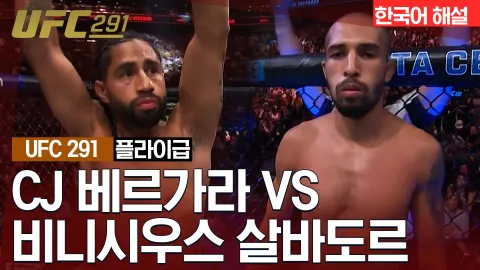 CJ 베르가라vs비니시우스 살바도르 [UFC 291] 하이라이트