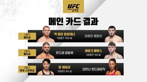 안드레 피알류 vs 제이크 매튜스 [UFC REVIEW FIGHT SHOW] 하이라이트