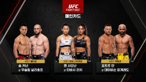표트르 얀 vs 데이비슨 피게레도 [UFC FIGHT NIGHT]