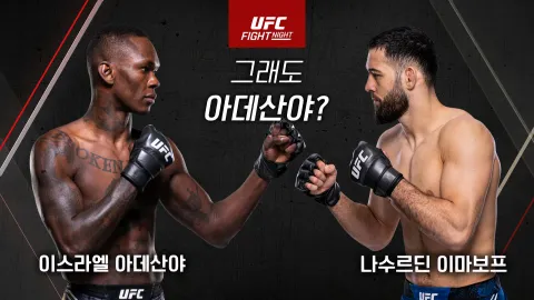 이스라엘 아데산야 vs 나수르딘 이마보프 [UFC FIGHT NIGHT]