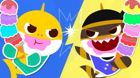 핑크퐁 도둑 아기상어 1-5화