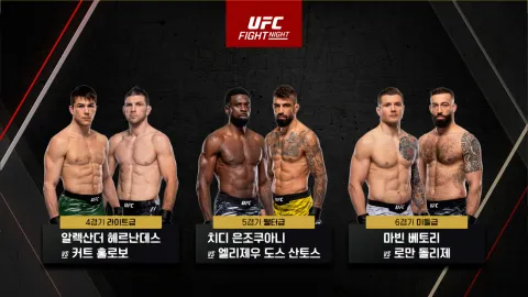 마빈 베토리 vs 로만 돌리체 [UFC Fight Night]