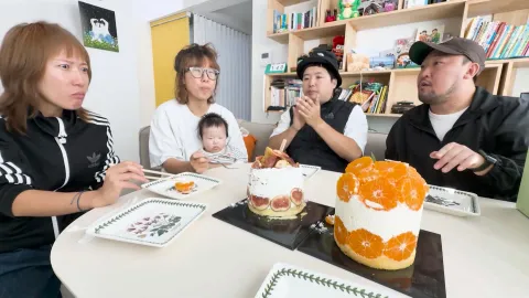 7화: 앉은 상태로 케이크 먹어야 하는 곰케이크 게임 실사판!ㅋㅋㅋㅋㅋ