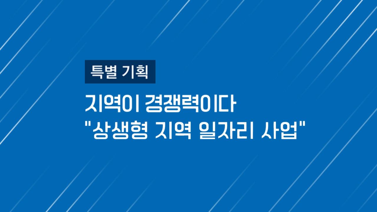 지역이 경쟁력이다 상생형 지역 일자리