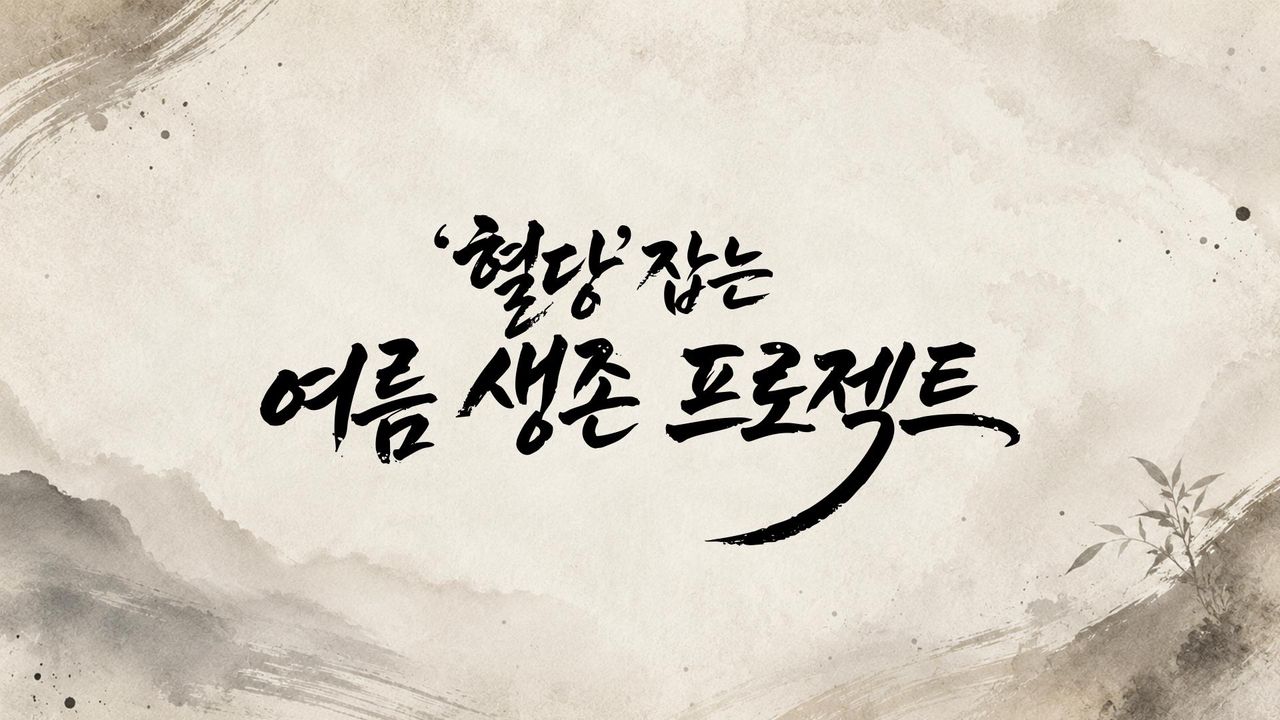 혈당 잡는 여름 생존 프로젝트