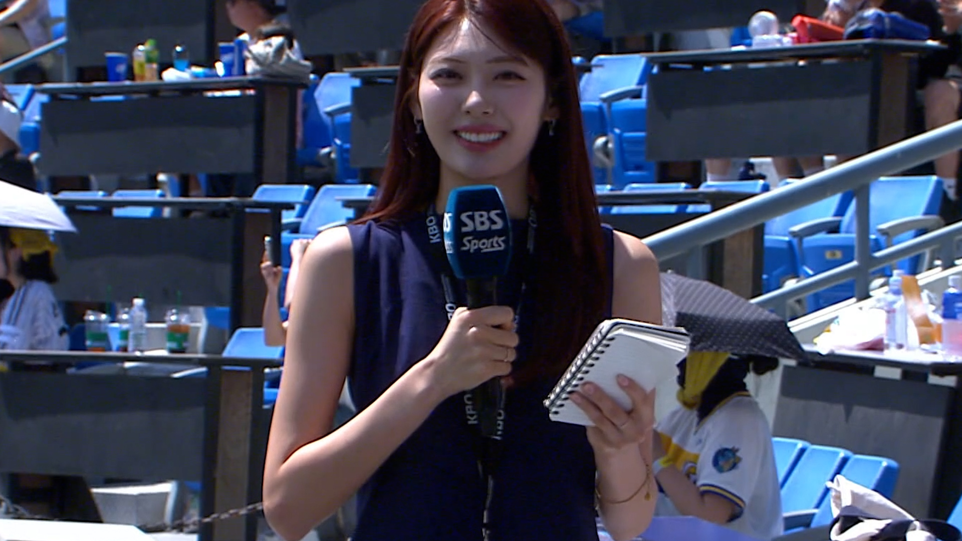 아나운서 현장 리포팅 관련 이미지