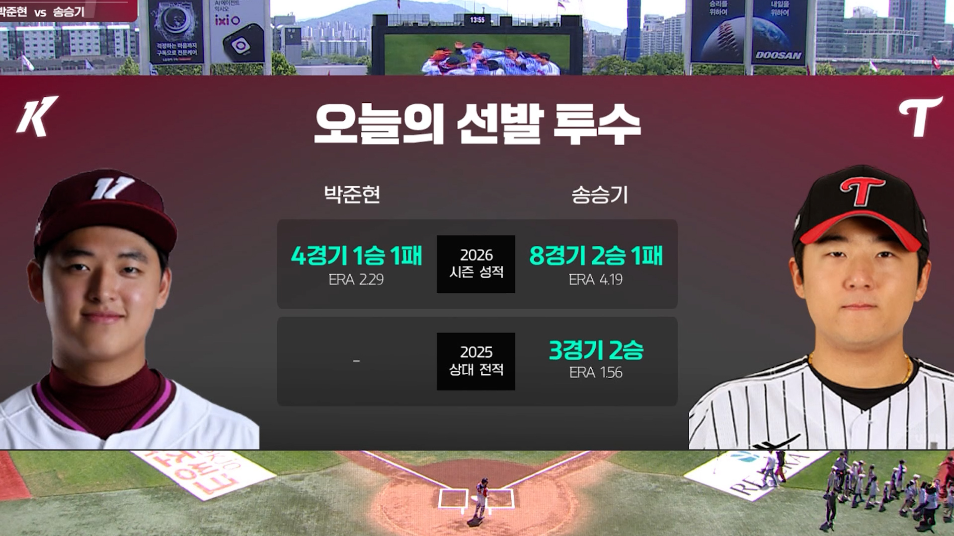 LG 송승기 선발 투수 소개 이미지
