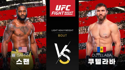 UFC FN 블라코비치 vs 라키치 5경기